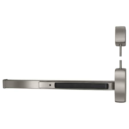 Sargent Fire Rated Surface Vertical Rod Exit Device, Less Bottom Rod, 32D, LHR 12-NB8710F LHR 32D